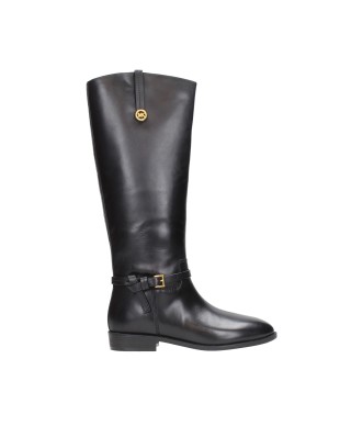 MICHAEL KORS STIVALE BASSO PELLE NERO DONNA