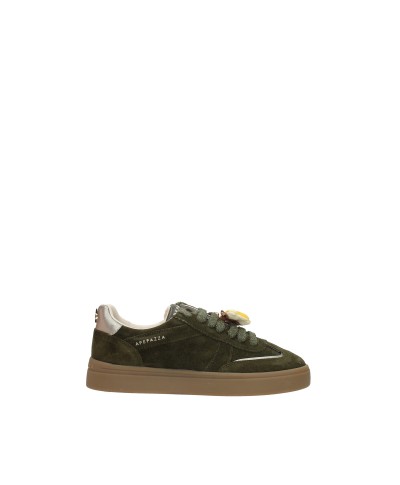 APEPAZZA SNEAKER CAMOSCIO VERDE DONNA