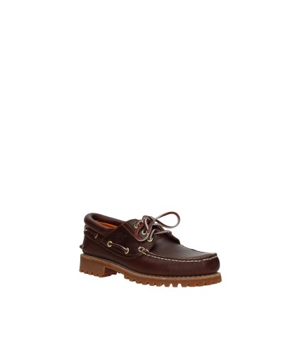 TIMBERLAND STRINGATA CASUAL PELLE MARRONE UOMO