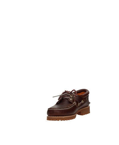TIMBERLAND STRINGATA CASUAL PELLE MARRONE UOMO