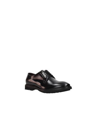 LO WHITE STRINGATA CASUAL PELLE NERO UOMO