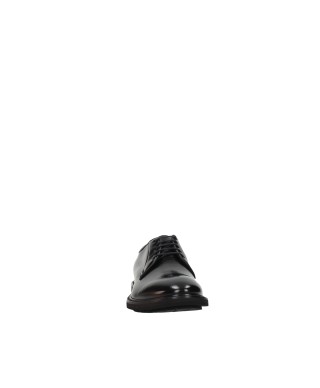 LO WHITE STRINGATA CASUAL PELLE NERO UOMO