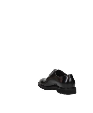 LO WHITE STRINGATA CASUAL PELLE NERO UOMO