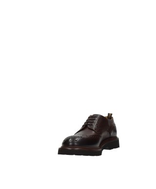 ROSSI STRINGATA CASUAL PELLE TESTA MORO UOMO