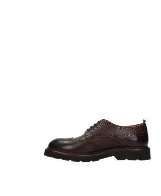 ROSSI STRINGATA CASUAL PELLE TESTA MORO UOMO