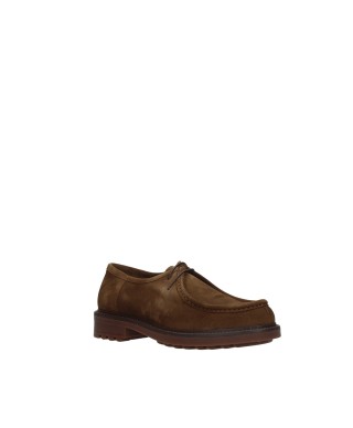 MASSIMO BRUNI STRINGATA CASUAL CAMOSCIO MARRONE UO