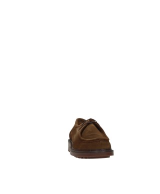 MASSIMO BRUNI STRINGATA CASUAL CAMOSCIO MARRONE UO