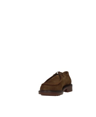 MASSIMO BRUNI STRINGATA CASUAL CAMOSCIO MARRONE UO
