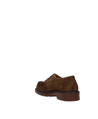 MASSIMO BRUNI STRINGATA CASUAL CAMOSCIO MARRONE UO