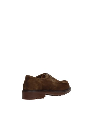 MASSIMO BRUNI STRINGATA CASUAL CAMOSCIO MARRONE UO