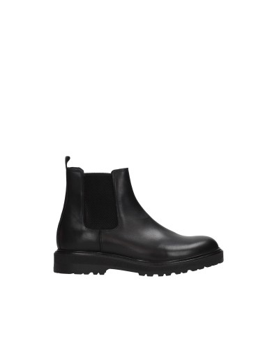 HERMAN SCOTT STIVALETTO CASUAL UOMO PELLE NERO
