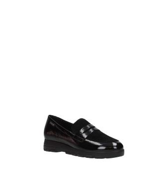 MEPHISTO MOCASSINO CLASSICO VERNICE NERO DONNA