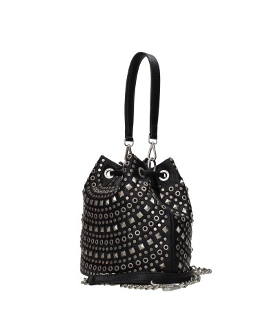 LA CARRIE BORSA ECO-PELLE NERO DONNA