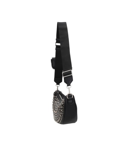 LA CARRIE BORSA ECO-PELLE NERO DONNA