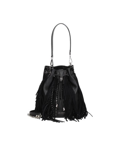 LA CARRIE BORSA PELLE NERO DONNA