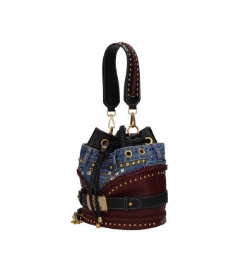 LA CARRIE BORSA TESSUTO ROSSO DONNA
