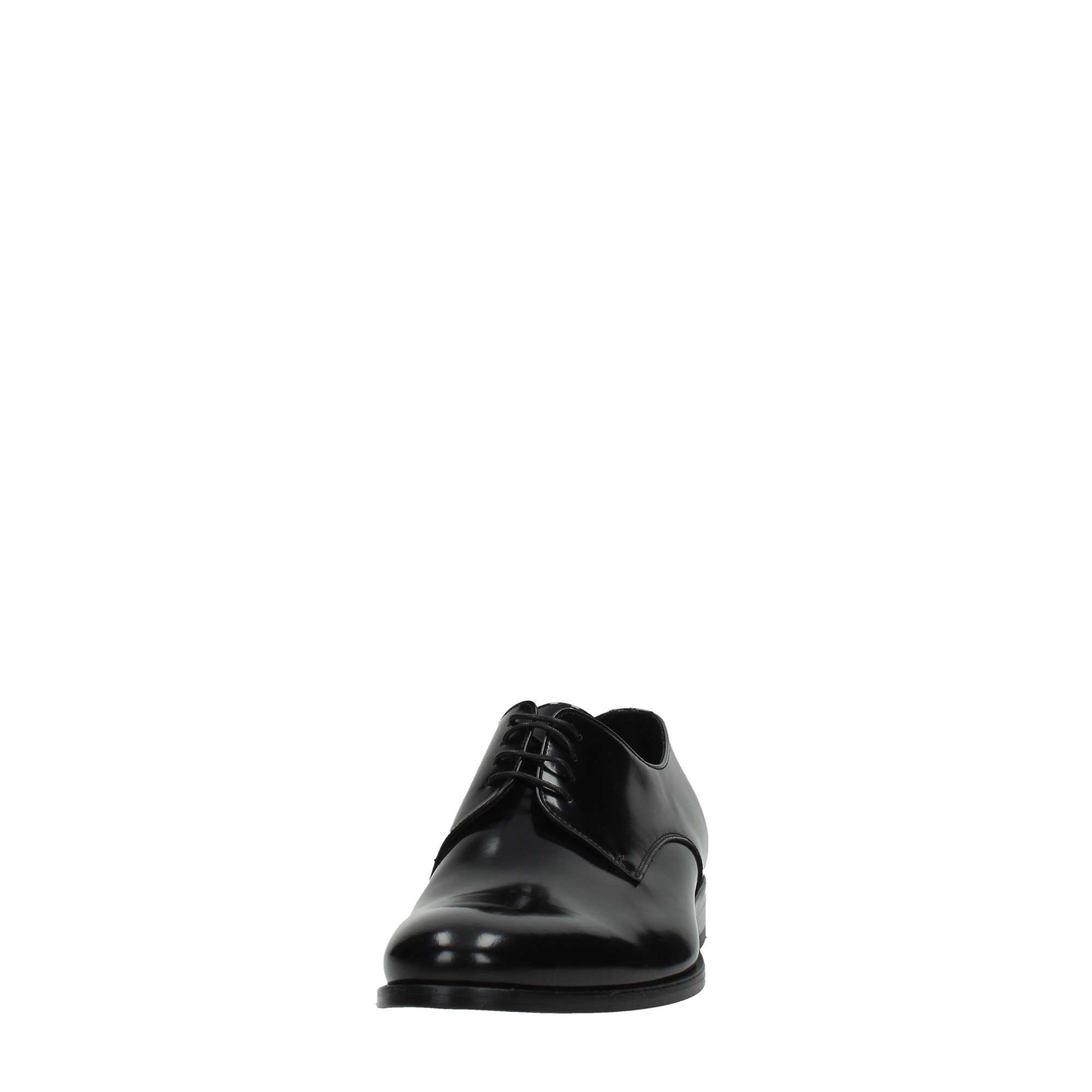 Rossi Shoes Man Laced Black 4711