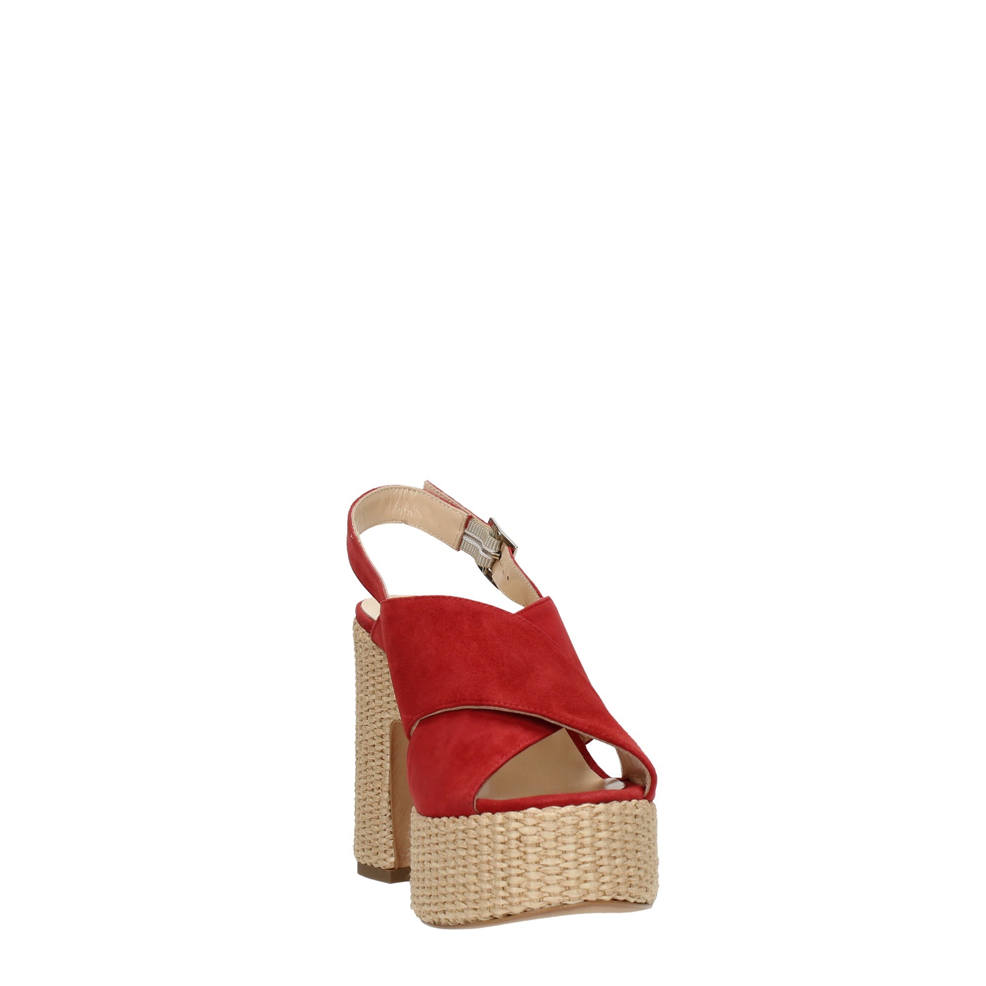 Shana Shoes Women Wedge Sandals Red R116