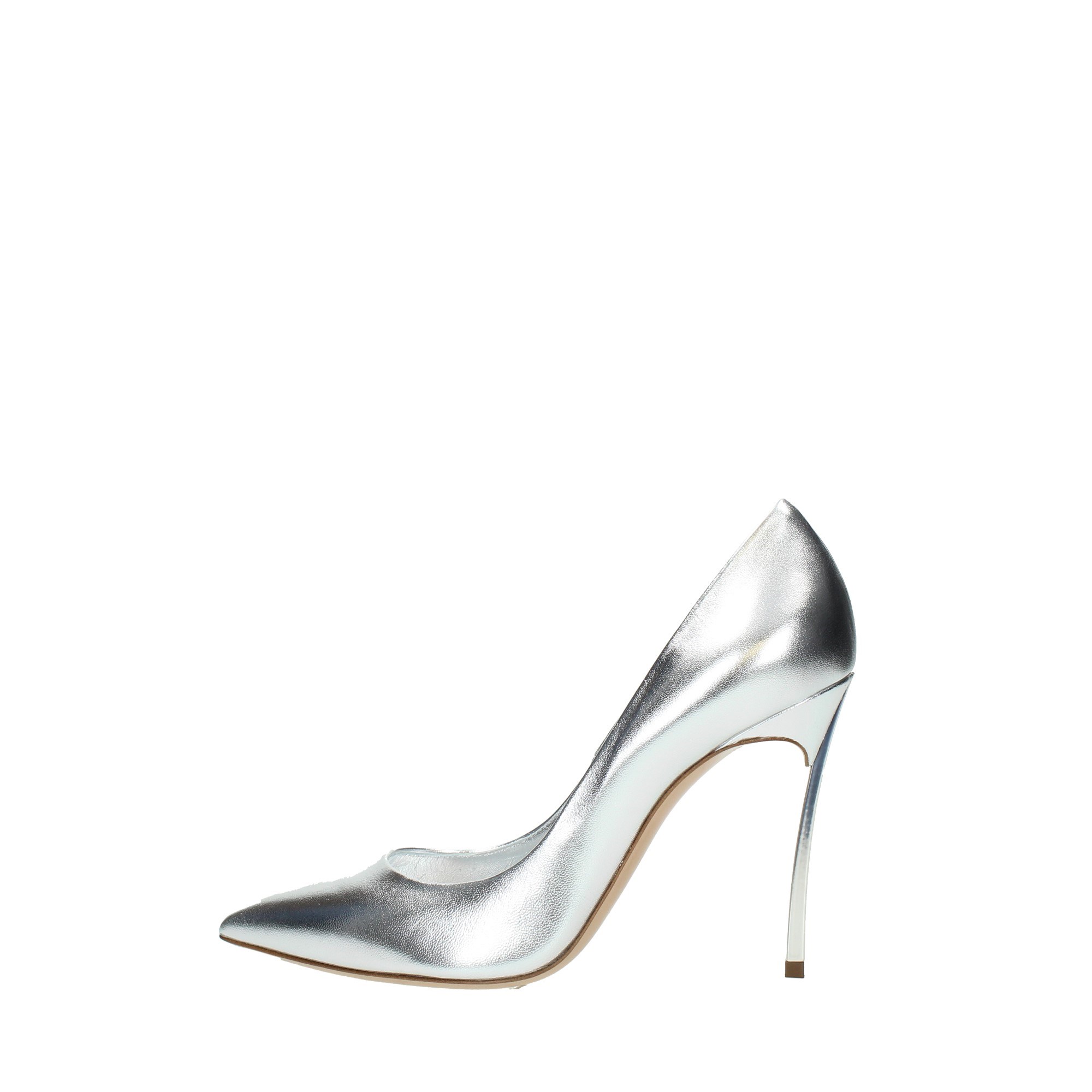 Casadei Shoes Women Cleavage And Heeled Shoes Silver 1F161D100MFLASH9700