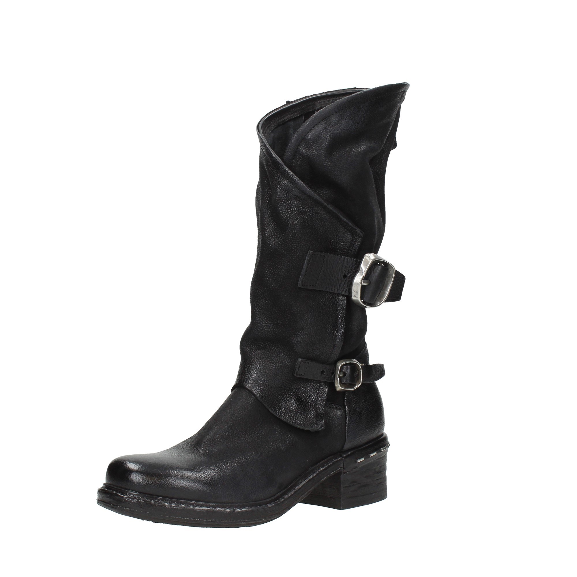 As98 Shoes Women Boots Black A52308