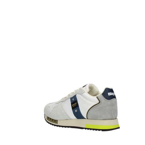 Blauer Sneakers Bianco