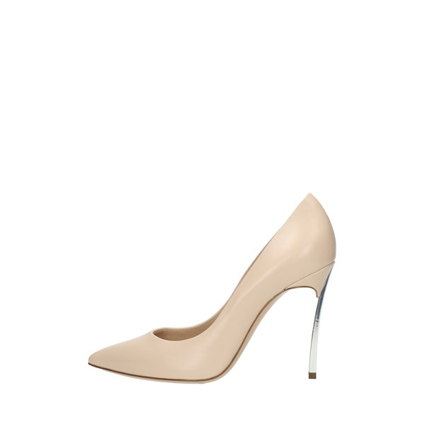 Casadei Shoes Women Cleavage And Heeled Shoes Beige 1F161D100MAMINO3302