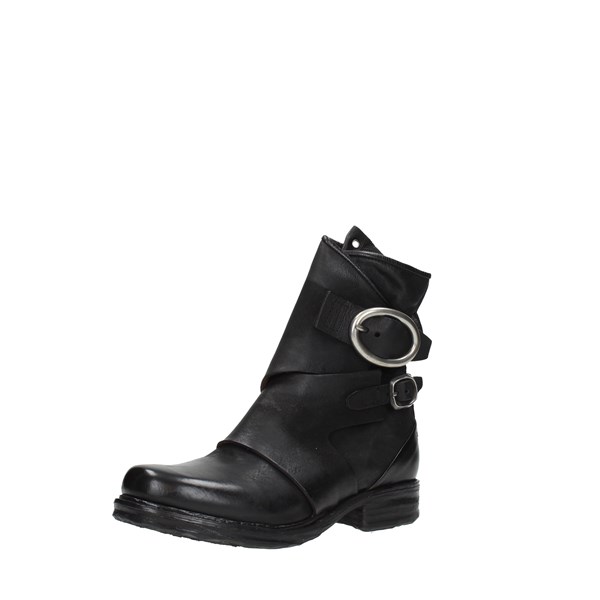 As98 Shoes Women Booties Black A50206