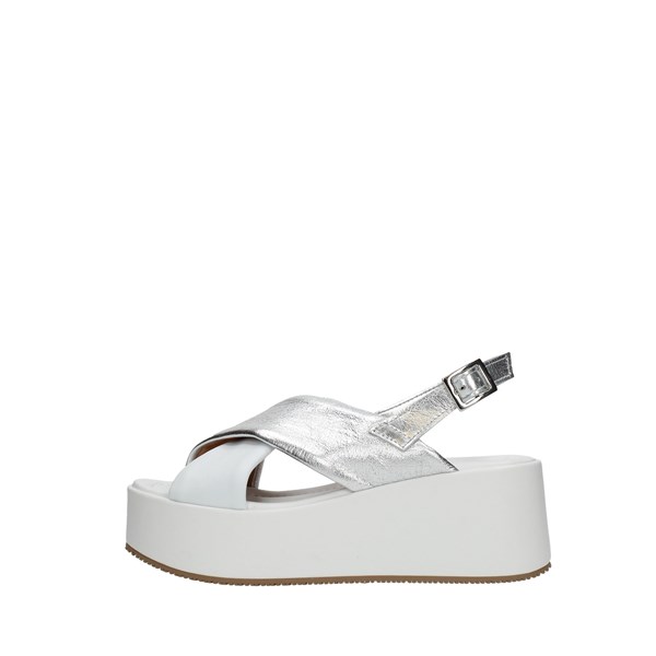 Elisa Conte Shoes Women Wedge Sandals White VALERY