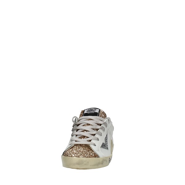 4b12 Scarpe Donna Sneakers Bianco SUPRIME-DBS227